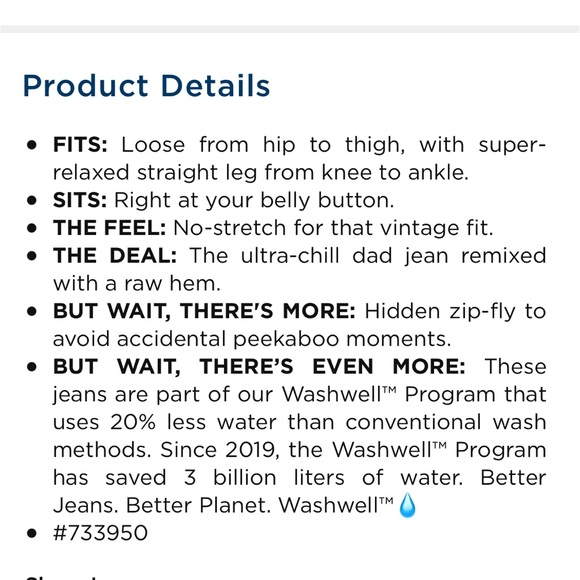 Old Navy High Rise Cropped Ripped Slouchy Straight Jeans size 4 EUC - Picture 12 of 13